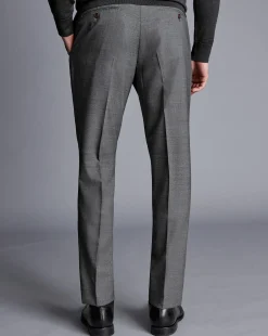 Discount Charles Tyrwhitt Smart Italian Luxury Pants - Grey
