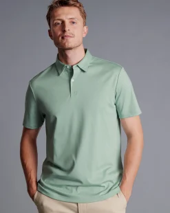 Outlet Charles Tyrwhitt Smart Jersey Polo - Spearmint