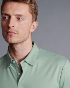 Outlet Charles Tyrwhitt Smart Jersey Polo - Spearmint