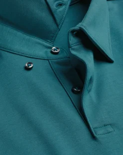 Store Charles Tyrwhitt Smart Jersey Polo - Green Teal