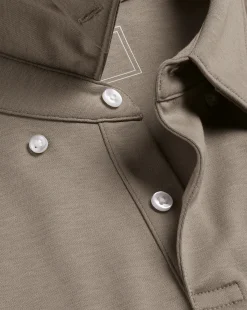 Online Charles Tyrwhitt Smart Long Sleeve Jersey Polo - Taupe