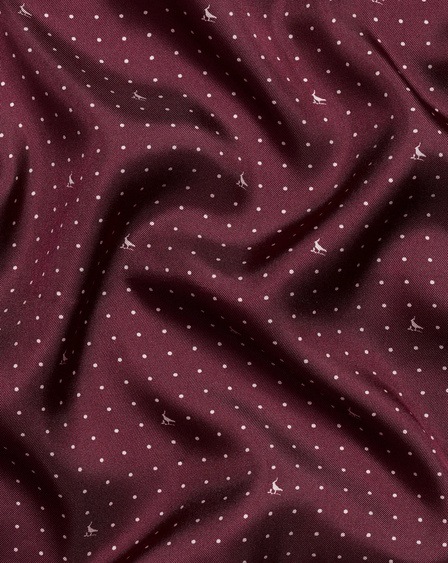 Outlet Charles Tyrwhitt Spot Print Pocket Square - Cherry Pink and Stone Cherry Pink & Stone