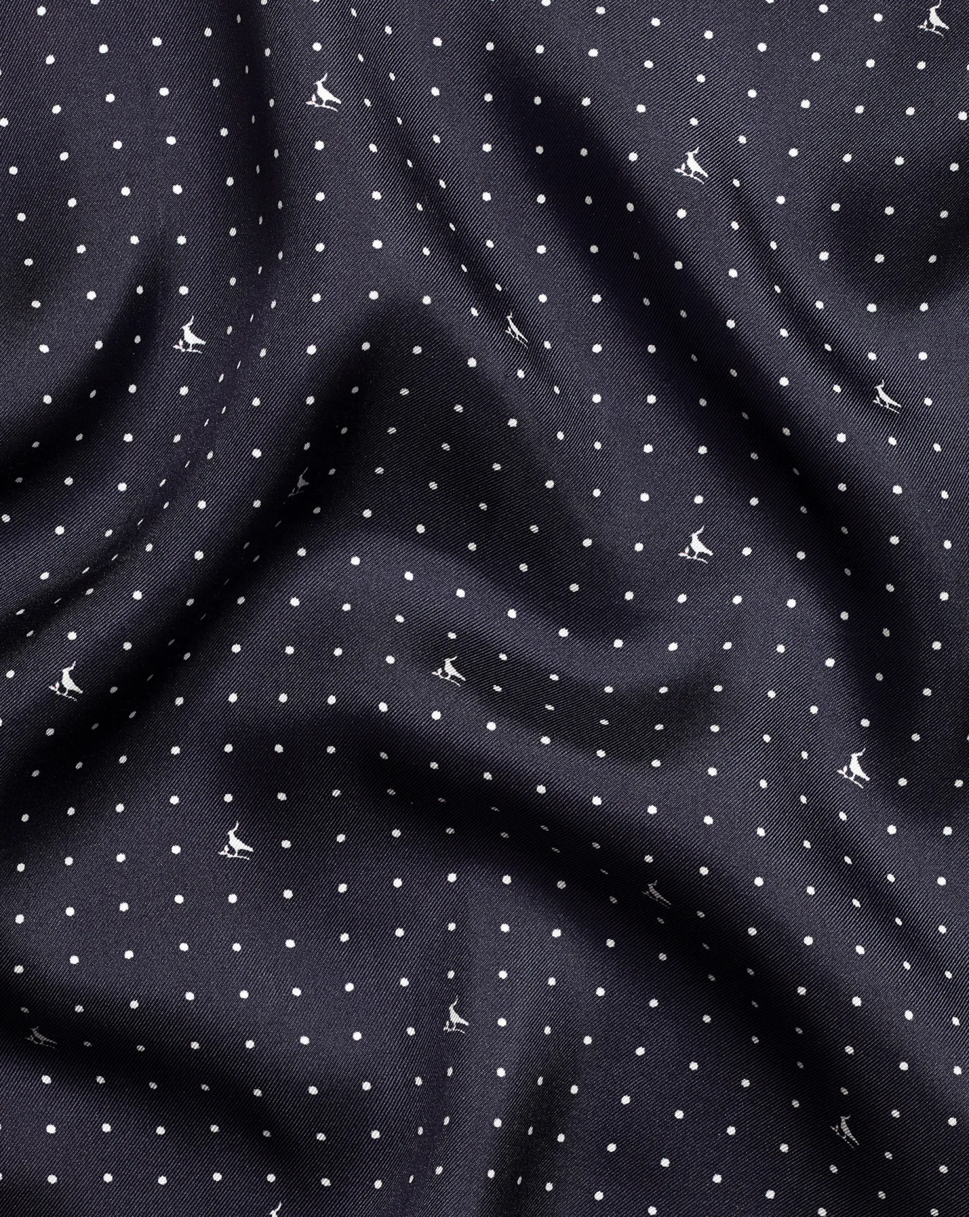 Fashion Charles Tyrwhitt Spot Print Pocket Square - Ink Blue
