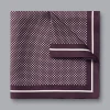 Cheap Charles Tyrwhitt Spot Print Silk Pocket Square - Blackberry Purple & Ivory