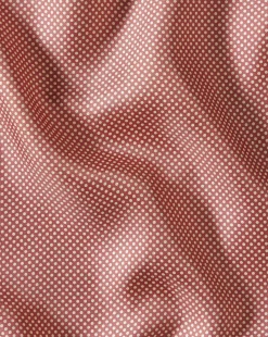 Fashion Charles Tyrwhitt Spot Silk Pocket Square - Salmon Pink & Ivory Pink and White
