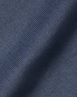 Shop Charles Tyrwhitt Spread Collar Corduroy Shirt - Heather Blue