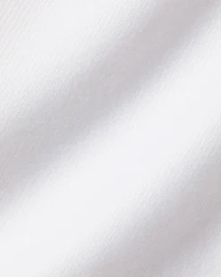 New Charles Tyrwhitt Spread Collar Non-Iron Cambridge Weave Shirt - White