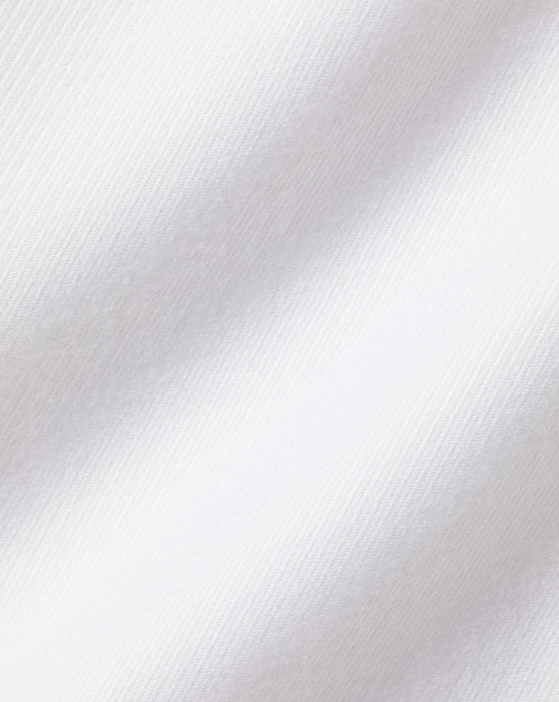 New Charles Tyrwhitt Spread Collar Non-Iron Cambridge Weave Shirt - White