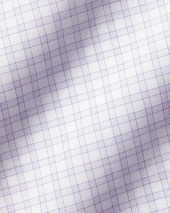 Fashion Charles Tyrwhitt Spread Collar Non-Iron Check Shirt - Purple Violet