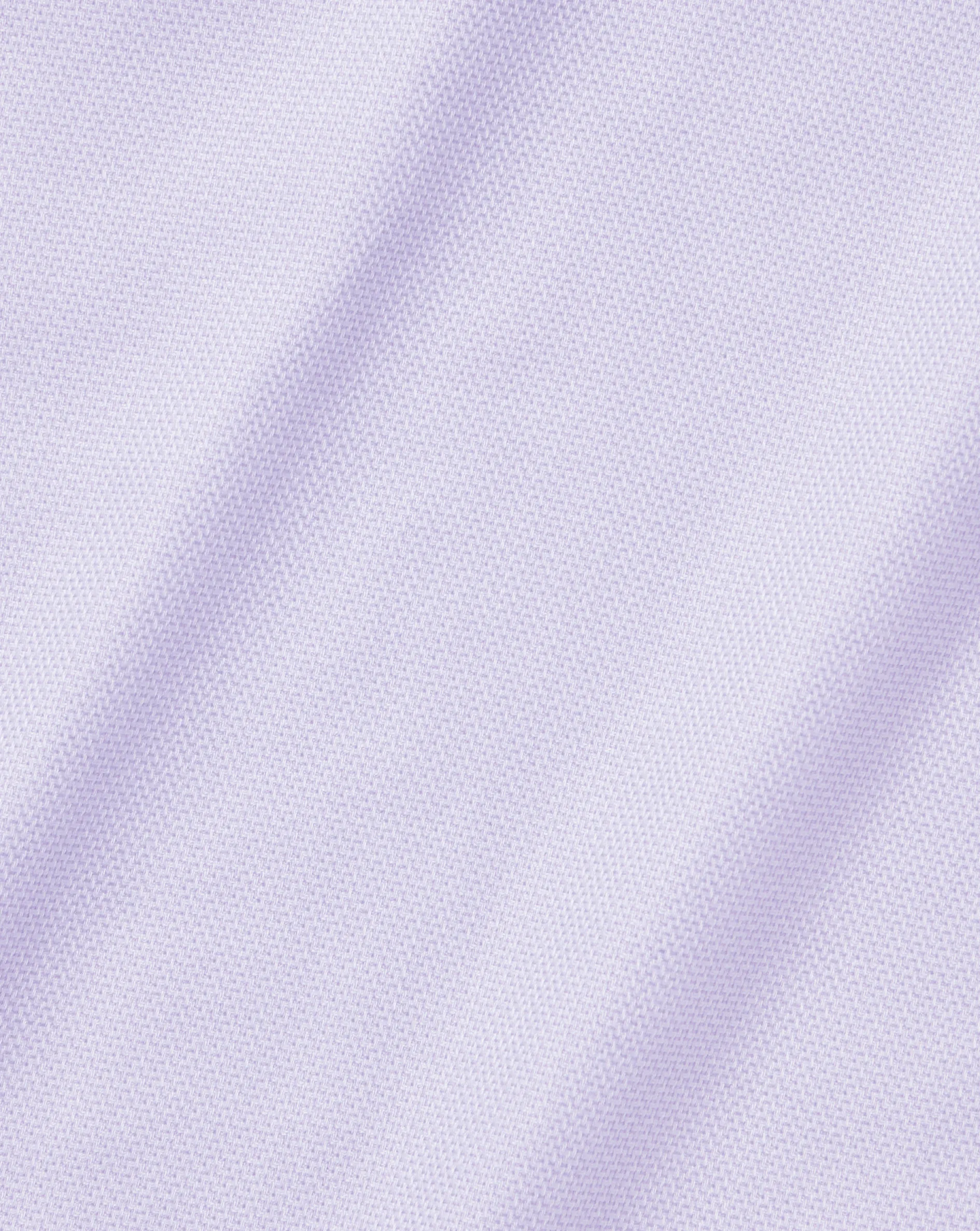 Flash Sale Charles Tyrwhitt Spread Collar Non-Iron Henley Weave Shirt - Purple Lilac