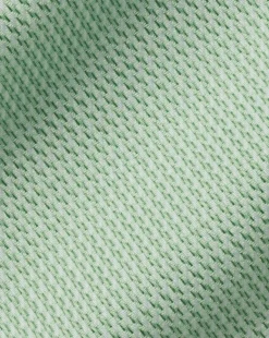 Cheap Charles Tyrwhitt Spread Collar Non-Iron Mayfair Weave Shirt - Light Green