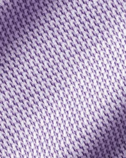 New Charles Tyrwhitt Spread Collar Non-Iron Mayfair Weave Shirt - Purple Lilac