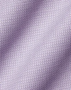 Cheap Charles Tyrwhitt Spread collar Non-Iron Richmond Weave Shirt - Mauve Mauve Purple
