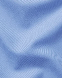 Store Charles Tyrwhitt Spread Collar Non-Iron Twill Shirt - Cornflower Blue