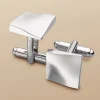 Outlet Charles Tyrwhitt Square Cufflink - Silver Grey