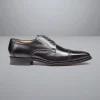 Flash Sale Charles Tyrwhitt Square Toe Derby Brogue Shoes - Black