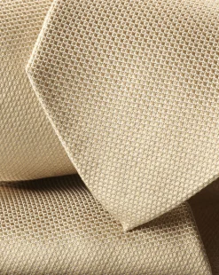 Clearance Charles Tyrwhitt Stain Resistant Silk Tie - Taupe