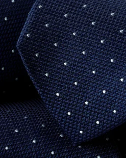 Flash Sale Charles Tyrwhitt Stain Resistant Spot Silk Tie - Petrol & Light Blue Petrol Blue