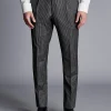 Hot Charles Tyrwhitt Stripe Morning Suit Pants - Black