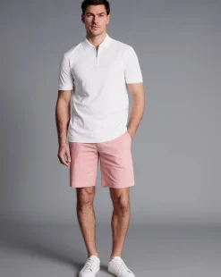 Hot Charles Tyrwhitt Stripe Shorts - Coral Pink
