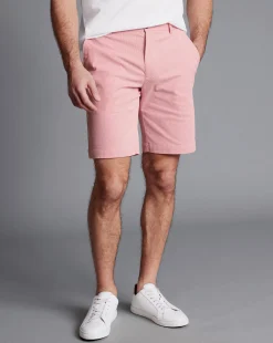 Hot Charles Tyrwhitt Stripe Shorts - Coral Pink