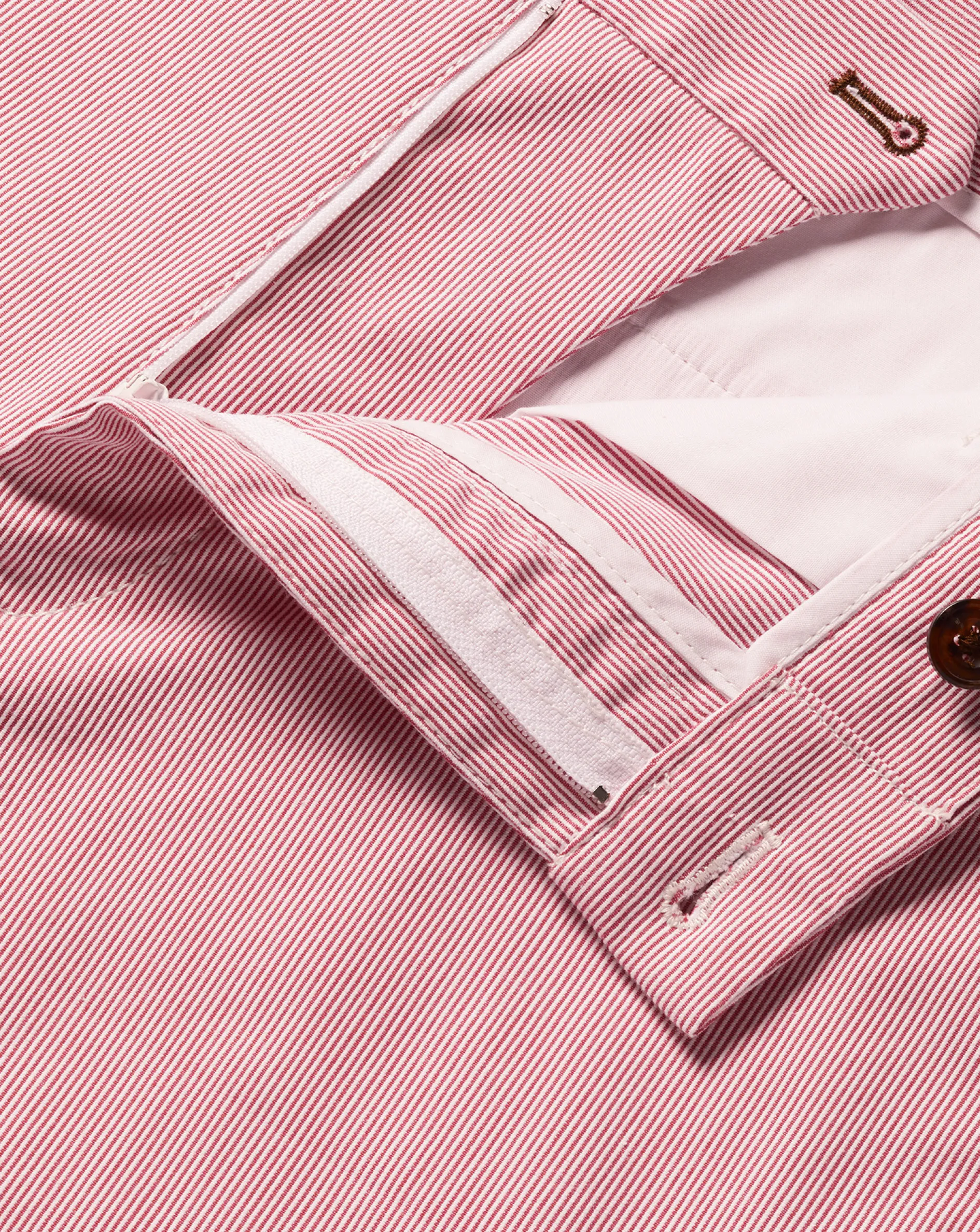 Hot Charles Tyrwhitt Stripe Shorts - Coral Pink