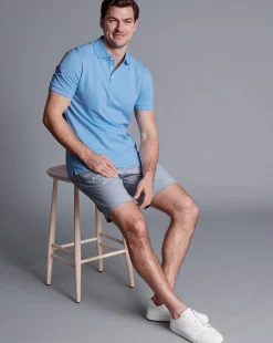 Clearance Charles Tyrwhitt Stripe Shorts - Blue Royal