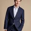 Cheap Charles Tyrwhitt Stripe Suit Jacket - Navy