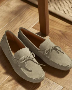 Cheap Charles Tyrwhitt Suede Driving Loafers - Stone