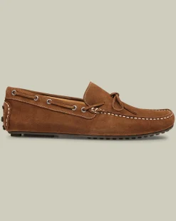Sale Charles Tyrwhitt Suede Driving Loafers - Brown Tobacco