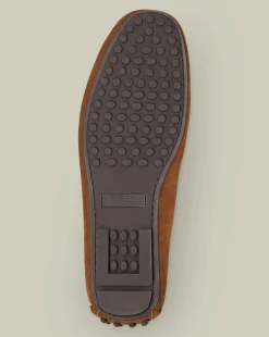 Sale Charles Tyrwhitt Suede Driving Loafers - Brown Tobacco