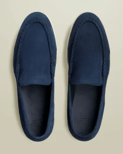 Best Sale Charles Tyrwhitt Suede Slip-On Loafer - French Blue