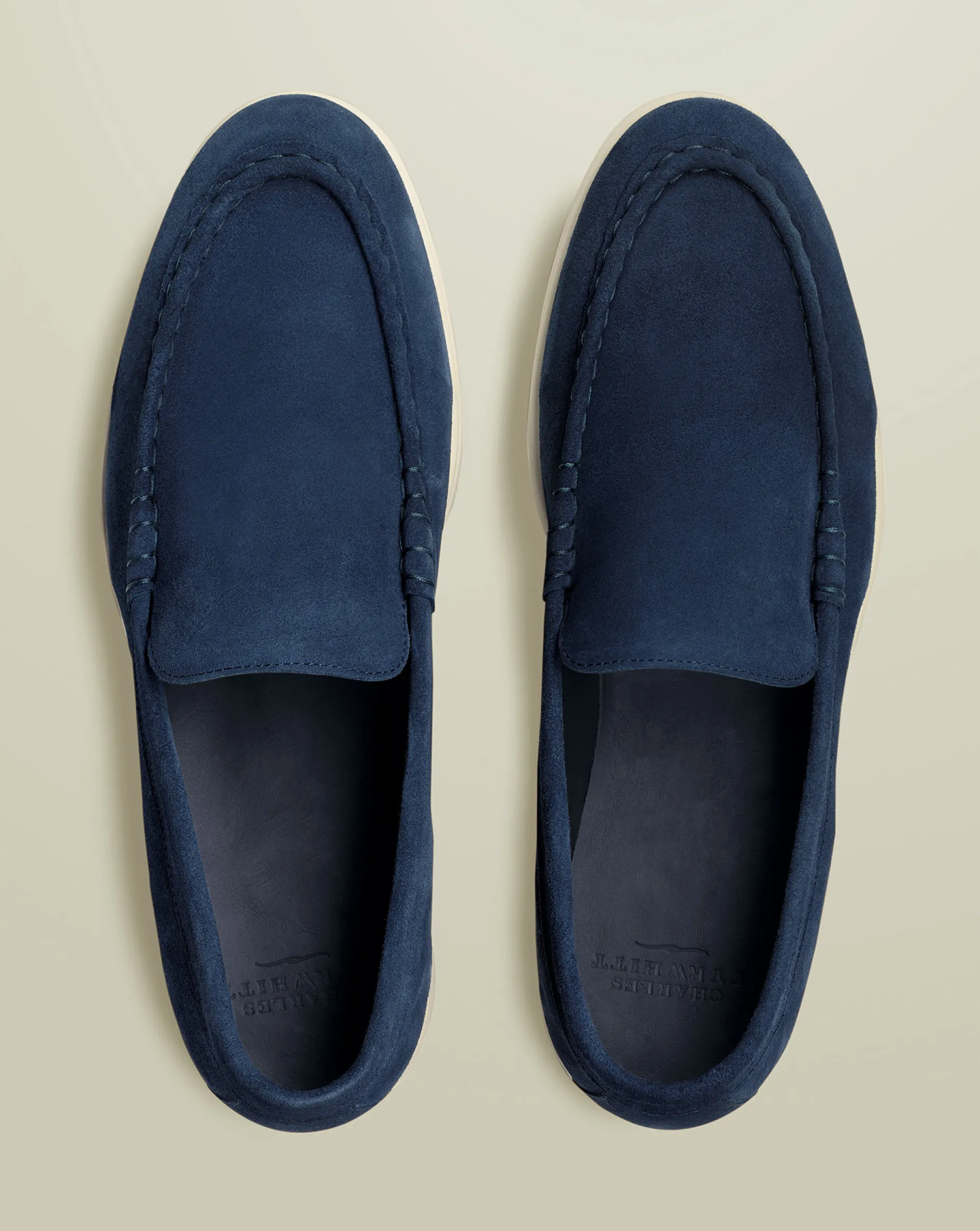 Best Sale Charles Tyrwhitt Suede Slip-On Loafer - French Blue