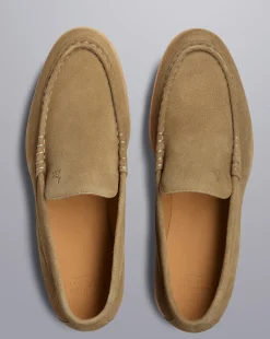Best Charles Tyrwhitt Suede Slip-On Shoes - Dark Sand