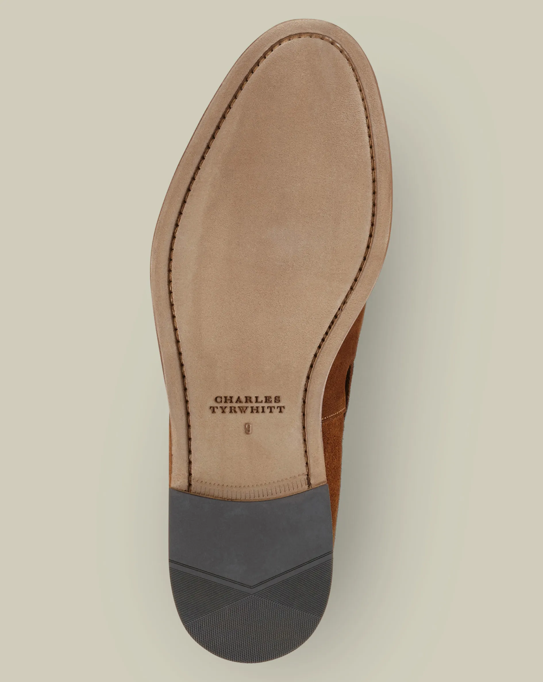 Sale Charles Tyrwhitt Suede Tassel Loafers - Chestnut Brown