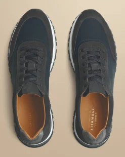 Best Sale Charles Tyrwhitt Suede Textile Sneakers - Grey