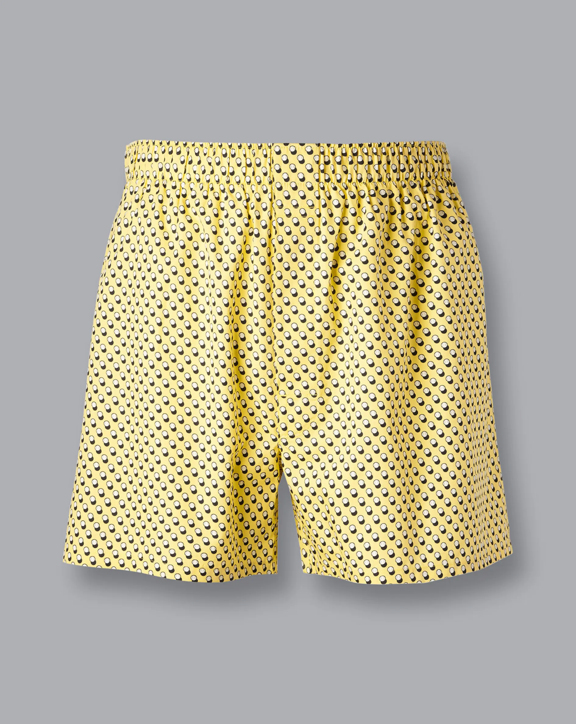 Cheap Charles Tyrwhitt Tennis Ball Motif Woven Boxers - Lemon