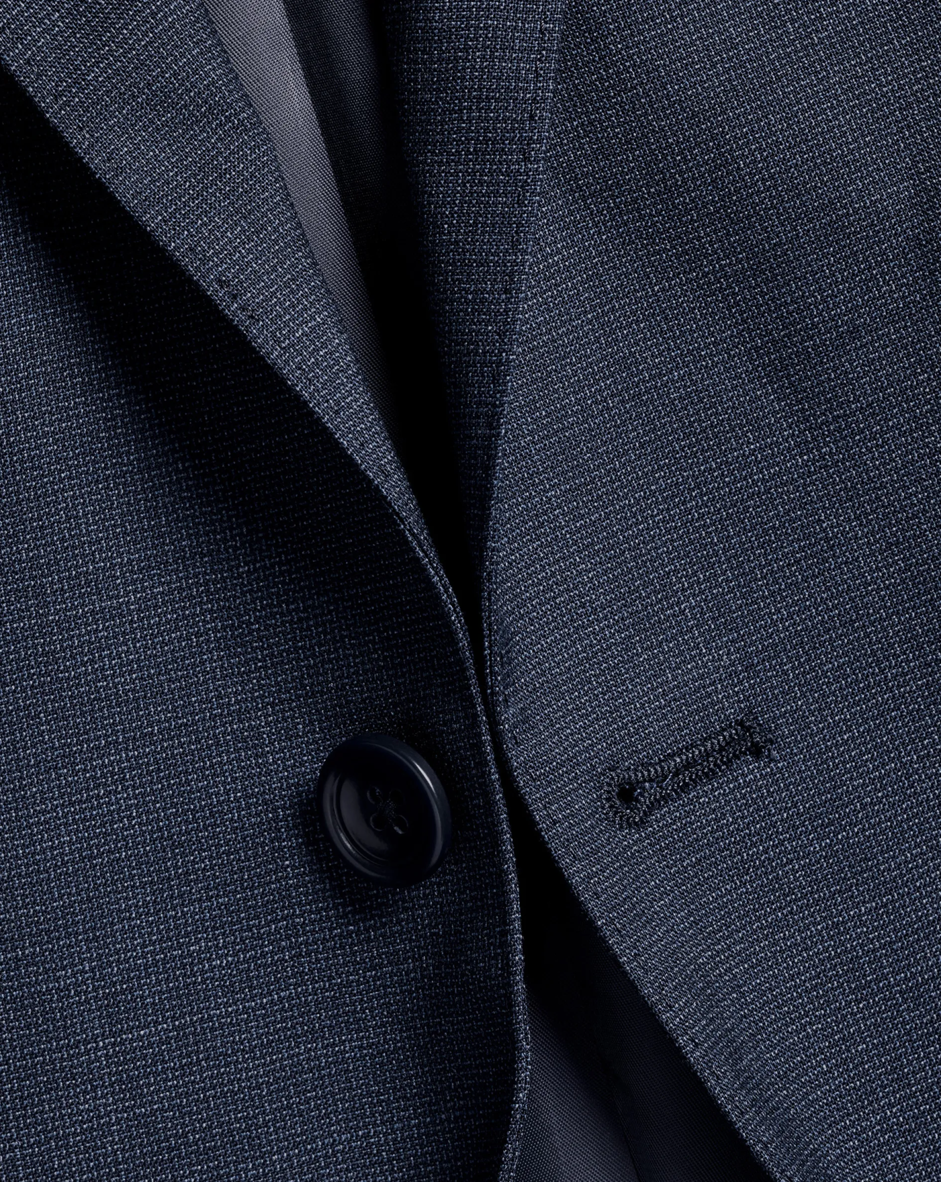 Outlet Charles Tyrwhitt Texture Suit Jacket - Denim Blue