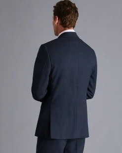 Flash Sale Charles Tyrwhitt Textured Business Suit Jacket - Denim Blue