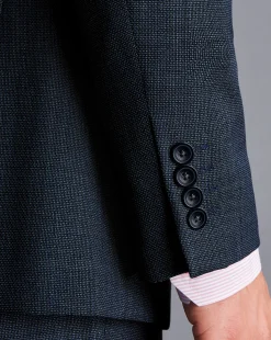 Flash Sale Charles Tyrwhitt Textured Business Suit Jacket - Denim Blue