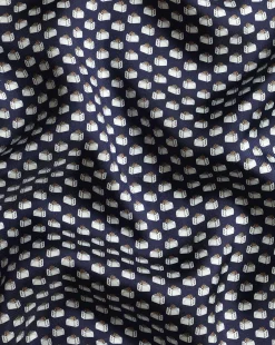 Sale Charles Tyrwhitt Toaster Print Pocket Square - French Blue