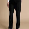 Online Charles Tyrwhitt Tuxedo Pants - Black