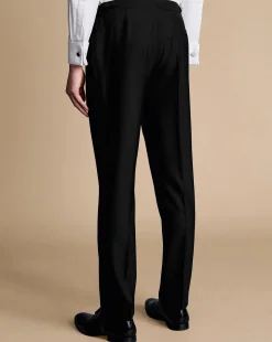 Online Charles Tyrwhitt Tuxedo Pants - Black