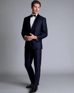 Best Charles Tyrwhitt Tuxedo Pants - Dark Navy