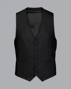 Fashion Charles Tyrwhitt Tuxedo Vest - Black