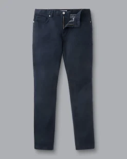 Flash Sale Charles Tyrwhitt Twill 5 Pocket Jeans - Dark Navy