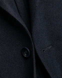 Clearance Charles Tyrwhitt Twill Wool Jacket - Navy