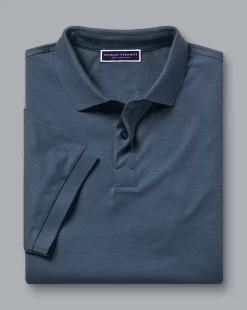 Best Charles Tyrwhitt Tyrwhitt Cool Polo - Heather Blue