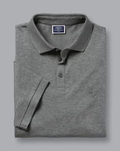 New Charles Tyrwhitt Tyrwhitt Pique Polo - Grey