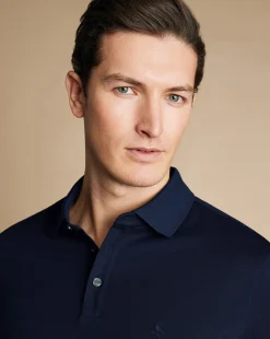 Hot Charles Tyrwhitt Tyrwhitt Pique Polo - Navy